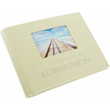 Fotobuch Kommunion pastell lindgrün 24,5x19,5 cm