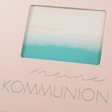 photobook communion pastel rose 24,5x19,5 cm