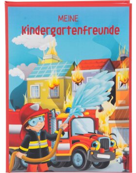 Vriendenboek Brandweervrienden 15x21 cm Kleuterschool