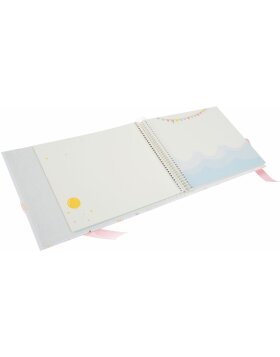 Álbum bebé Little Whale rosa 29x23 cm