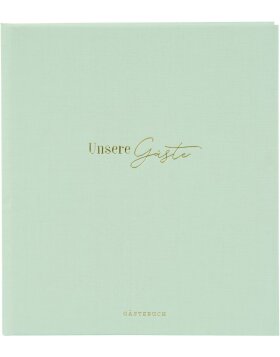 Gästebuch Wortreich mint 23x25 cm