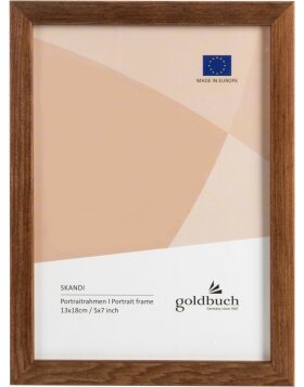 Goldbuch Holz-Fotorahmen Skandi 13x18 cm braun