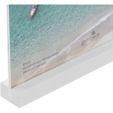 Acrylic photo frame Solid 10x15 cm white