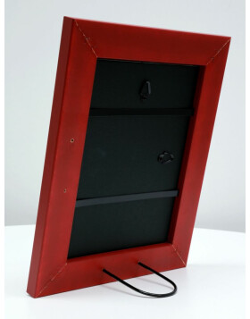 S46FF4 Picture frame painted in red