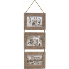S67TV1 Photo hanger in driftwood for 3 pictures