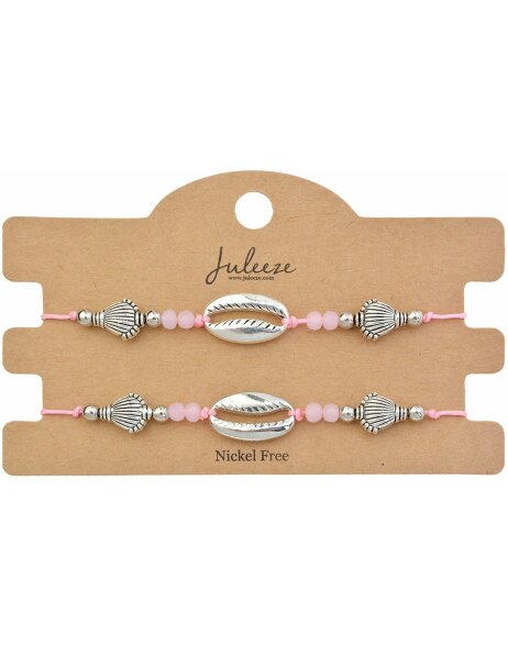 Bracelet pink (set 2 pieces) - Juleeze JZBR0523