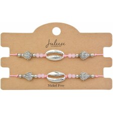 Bracelet pink (set 2 pieces) - Juleeze JZBR0523
