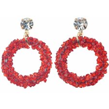 Earrings red - ME Lady MLER0264