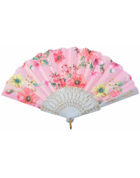 Fan 20 cm pink - ME Lady MLHF0005