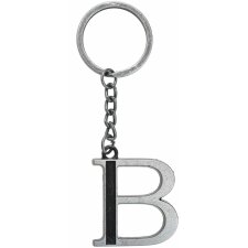 Key chain B silver coloured - ME Lady MLKCH0373-B