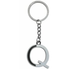 Key chain Q silver coloured - ME Lady MLKCH0373-Q