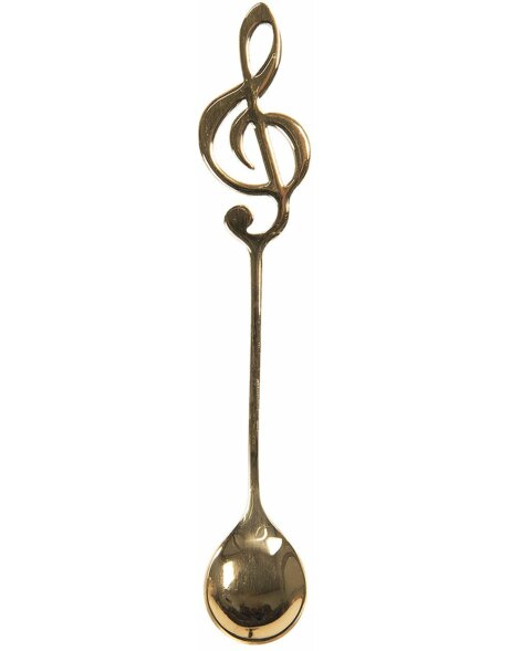 Spoon music key 3x15 cm - Clayre &amp; Eef 64449GO