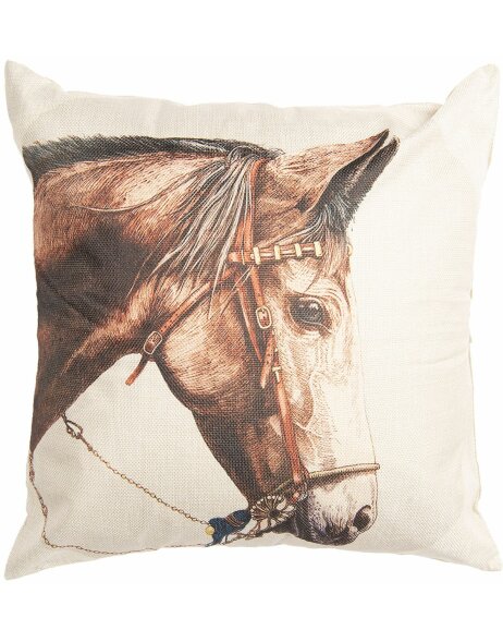 Cushion cover horse 43x43 cm - Clayre &amp; Eef KT021.201