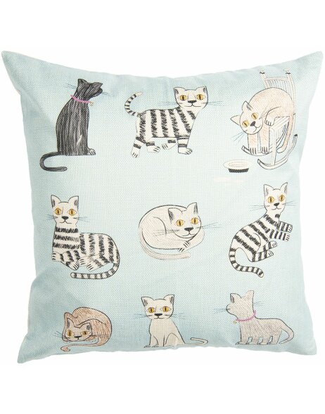 Cushion cover cats 43x43 cm - Clayre &amp; Eef KT021.203
