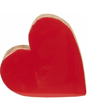 Decoration heart 12x12x2 cm - Clayre & Eef 6H1775S