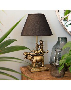 Lamp shade &Oslash; 25x16 cm - Clayre &amp; Eef 6LAK0468GO