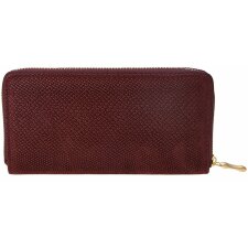 Wallet 19x10 cm burgundy - Juleeze JZWA0068BU