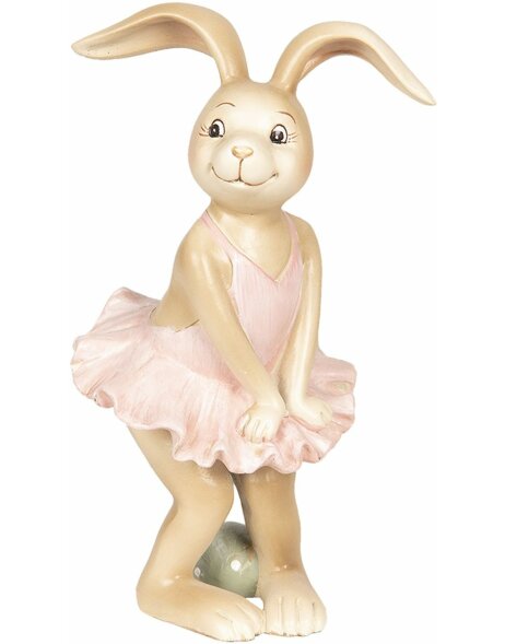 Decoration rabbit girl 7x7x13 cm - Clayre &amp; Eef 6PR2629