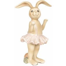 Decoration rabbit girl 7x6x14 cm - Clayre & Eef 6PR2630