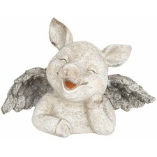 Decoration pig with wings 21x11x15 cm - Clayre & Eef 6PR2657