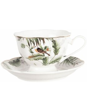 Cup and saucer &Oslash; 15x7 cm - 0,22L - Clayre &amp;...