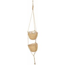 Baskets hanging vertically Ø 24x160 cm - Clayre & Eef