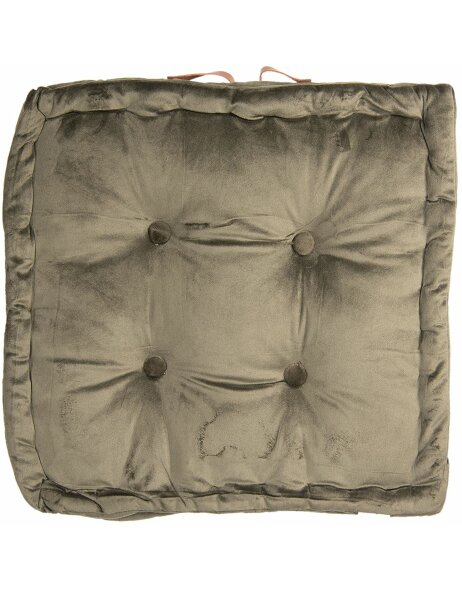 Cushion with foam 40x40x8 cm - Clayre &amp; Eef KT029.039GR