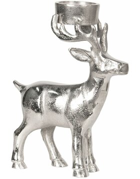 Tealight holder reindeer 15x6x18 cm - Clayre & Eef 6AL0010