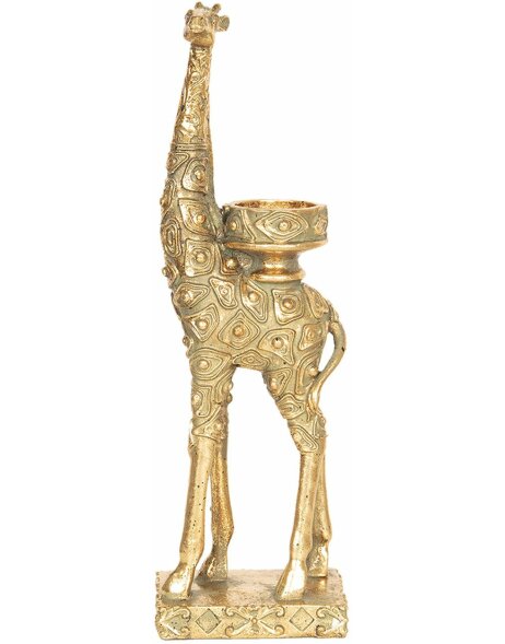 Decoration giraffe - tealight holder 10x8x33 cm - Clayre &amp; Eef