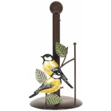 Porte-rouleau de cuisine avec oiseau 18x17x33 cm