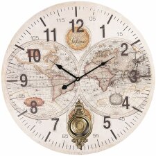 Uhr Ø 58x4 cm - 1xAA - Clayre & Eef 6KL0581