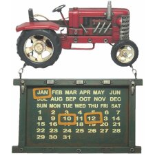 Tractor calender 30x28x6 cm - Clayre & Eef JJTR0008