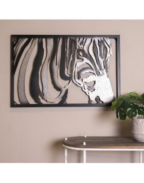 Decorazione murale zebra 85x3x55 cm - 5Y0688