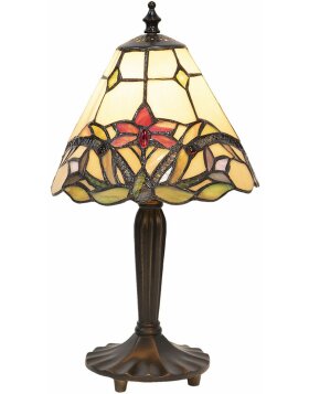 Tafellamp Tiffany &oslash; 20x36 cm E14-max 1x40W