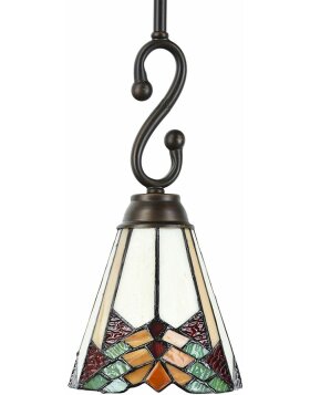 Lampada a sospensione Tiffany Ø 15x119 cm - E14 - 5LL-5965