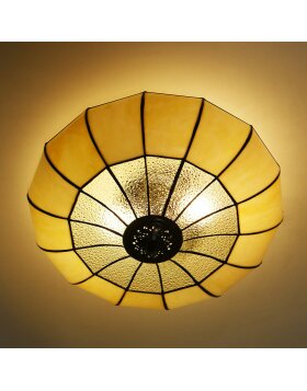 Plafondlamp Tiffany &oslash; 46x25 cm E27-2x60W