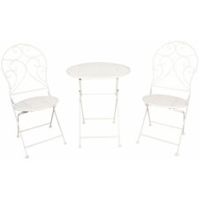 Table + 2x Chair Ø 60x70-40x40x92 cm - Clayre & Eef 5Y0632