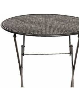 Tafel + 2x stoel &oslash; 60x70-40x40x92 cm - 5y0635