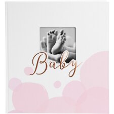 Goldbuch Baby album Baby Bubbles pink 30x31 cm 60 white sides
