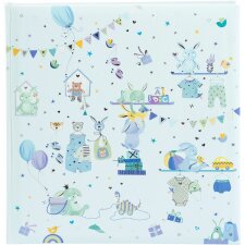 Goldbuch Baby Album Wonderland azul 30x31 cm 60 páginas blancas