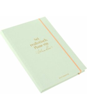 Goldbuch Notizbuch dotted Sei realistisch. Plane ein Wunder 15x22 cm 200 Seiten