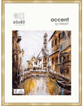 Accent Antigo wooden frame 60x80 cm gold