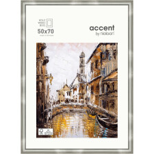 Accent Antigo wooden frame 50x70 cm silver