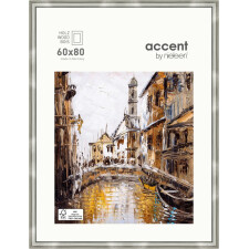 Accent Antigo wooden frame 60x80 cm silver