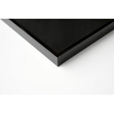 Nielsen Aluminium Bilderrahmen Alpha 13x18 cm eloxal schwarz glanz