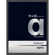 Nielsen Aluminium Bilderrahmen Alpha 15x20 cm grau