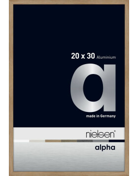 Cornice Nielsen in alluminio Alpha 20x30 cm rovere
