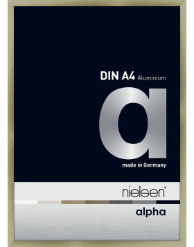 Nielsen Aluminium fotolijst Alpha 21x29,7 cm geborsteld roestvrij staal