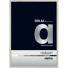 Nielsen Aluminium Bilderrahmen Alpha 21x29,7 cm eiche weiß