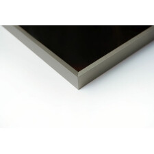 Cornice Nielsen in alluminio Alpha 24x30 cm in acciaio inox spazzolato